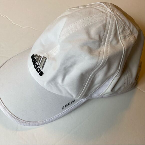 Adidas white breathable Running Heat Ready Climalite Running Cap - Picture 1 of 6